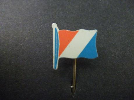 Vlag van Nederland schuin gestreept